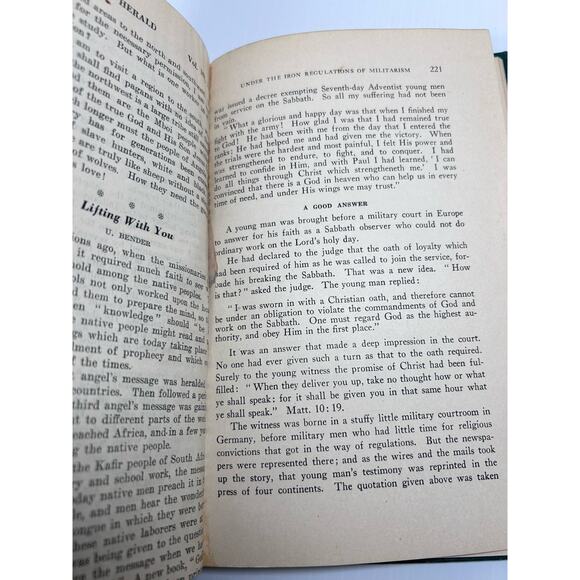 Youthful Witnesses 1921 W A Spicer / Illustrated Christian Missionary Stories - Picture 16 of 16